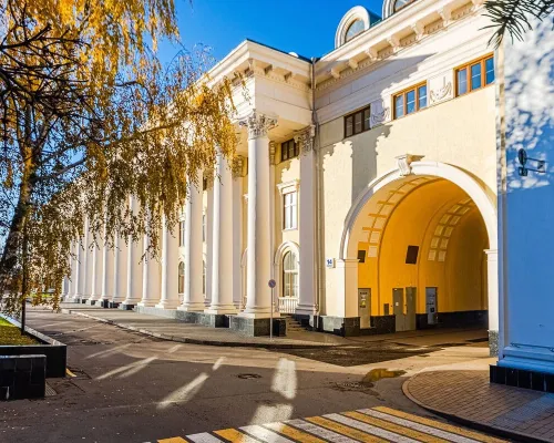 Полусухая стяжка пола в Доме правительства Нижегородской области