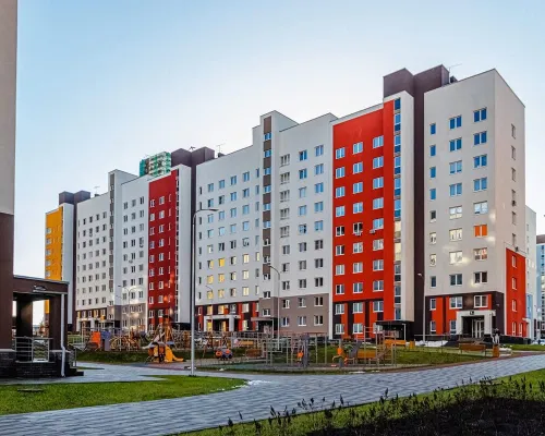 Полусухая стяжка пола в доме ЖК Новая Кузнечиха