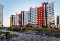 Полусухая стяжка пола в доме ЖК Новая Кузнечиха