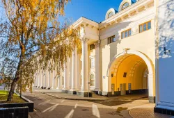 Полусухая стяжка пола в Доме правительства Нижегородской области