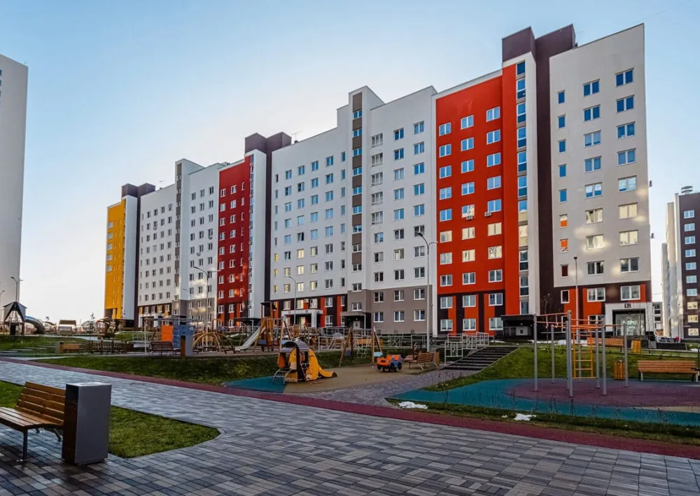 Полусухая стяжка пола в доме ЖК Новая Кузнечиха