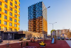 Полусухая стяжка пола в жилом доме в ЖК Маяковский Парк