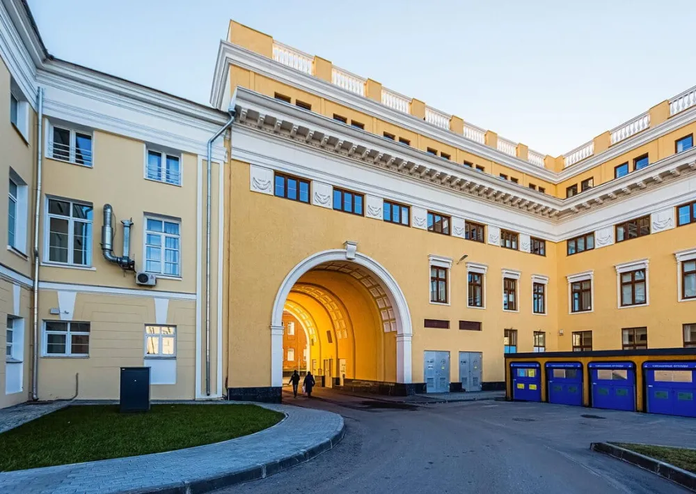 Полусухая стяжка пола в Доме правительства Нижегородской области