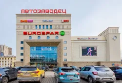 Полусухая стяжка пола в ТЦ Автозаводец