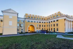 Полусухая стяжка пола в Доме правительства Нижегородской области