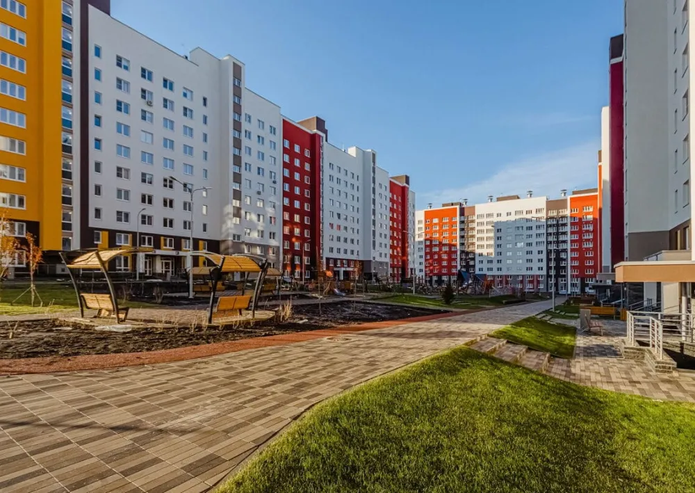Полусухая стяжка пола в доме ЖК Новая Кузнечиха