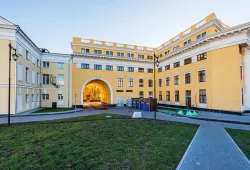 Полусухая стяжка пола в Доме правительства Нижегородской области