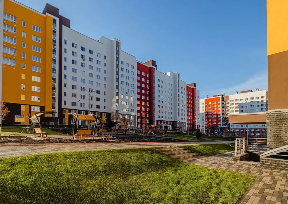 Полусухая стяжка пола в доме ЖК Новая Кузнечиха