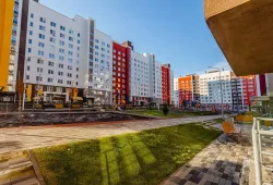 Полусухая стяжка пола в доме ЖК Новая Кузнечиха