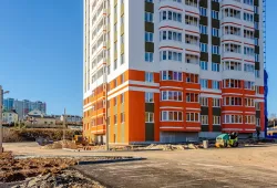 Полусухая стяжка пола в многоквартирном доме в ЖК Академический