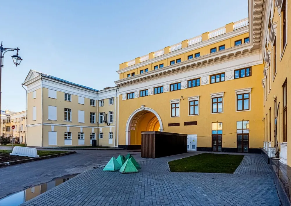 Полусухая стяжка пола в Доме правительства Нижегородской области