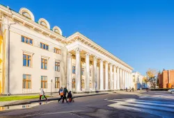 Полусухая стяжка пола в Доме правительства Нижегородской области