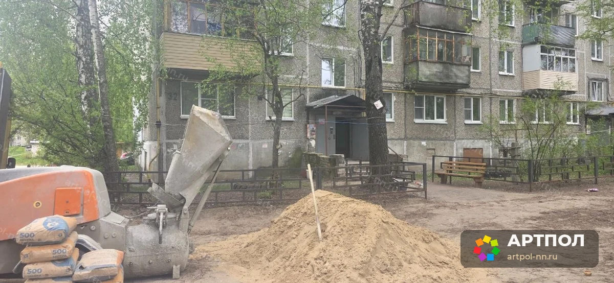 Полусухая стяжка пола 80 мм, 28,8 м² — Бор: ход работ