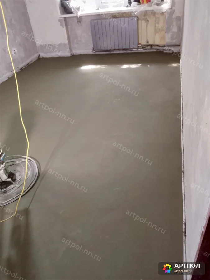 Полусухая стяжка пола 97 мм, 60.4 м² — Нижний Новгород, Сормовский р-н: ход работ